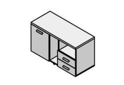 Mobile Service Cabinet - Bond Furniture Set