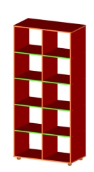 Adjustable Single-Sided Shelving Unit (LDP) for Libraries