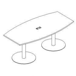 Comfortable Conference Table 220*110*75 K.143