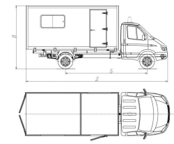 Diesel Truck for Hazardous Cargo Transportation Model 3008CP-1, 3008CP-2