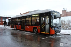Electric Bus Powered by Batteries, Model E450