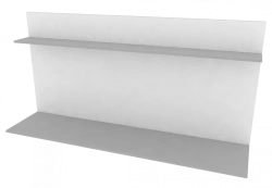 Central Shelf Insert 1800x420x884mm with Laminate Finish