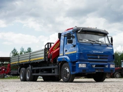 Hydraulic Crane Truck KMA on KAMAZ 43118 Base 41K32N-U9