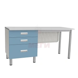 Laboratory Table SL-05-MSK (SL-05-105) with Three Drawers