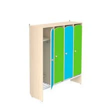 4-Section Children's Clothing Wardrobe