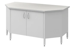 Low Laboratory End Table with Cabinet Mod.-1500 SLTTL N