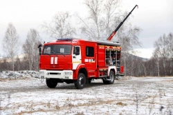 Fire and Rescue Vehicle APS-(0.5-3.0)-58812K43265 on KAMAZ-43265-D5 Chassis