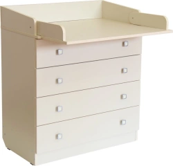 Fairy 1580 Ivory Chest of Drawers with Changing Table, Art. 0001041.11