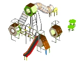 Children's Play Complex for Thematic Games – Model 115.94.10