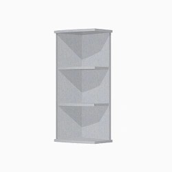 Open Corner Wall Shelf PS-1