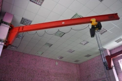Wall-Mounted Industrial Crane with Mechanical Rotation, Model KKM5-Q-L/H