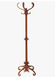 Wooden Free-Standing Clothes Rack for Storage