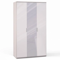 Rimini Ice FU1-01.CG/23P 3-Door Wardrobe with Mirror