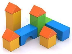 Inflatable Building Blocks Set - 13 (in Mesh)