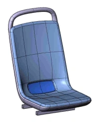 Passenger Seat Assembly for Urban Transport - SPG-11-5299.200-22 SB