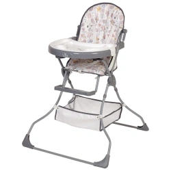 Polini Kids High Chair Unicorn Hello Baby, Grey, Model 0001704-03