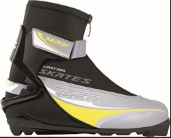 Trek Skadi1 Black Ski Boots (Neon Lime Logo) Size S