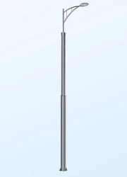 Flanged Tubular Power Support for Road Lighting