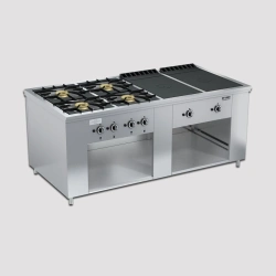 Professional Gas Stove for Cooking - PРГ-IIA-8-2 "Maxi