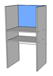 Acoustic Booth Student Desk for Language Classrooms