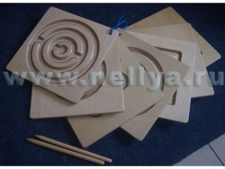 Developmental Game "Maze Book" for Coordination Skills - "Nellya