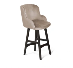 Bar Stool with Wooden Frame - Sheffilton SHT-ST39/S65