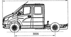 2-Axle Sobol NN Chassis with Diesel Engine A22S12 N1