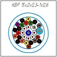 KVR Explosive Work Cable for Seismic Surveys