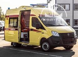 Emergency Medical Vehicle Model 2250A Modification 2250B3 on GAZ A6 Chassis A69R22