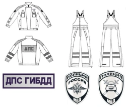 Seasonal Uniform Suit for Traffic Police Officers on Motorcycles