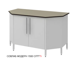 High Laboratory End Table with Cabinet Mod.-1500 SLTTLg