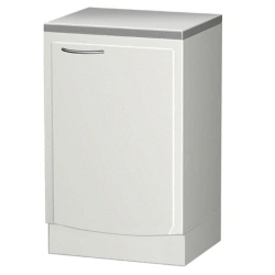 Medical Storage Table SE 107-1M with Metal Shelves and Door