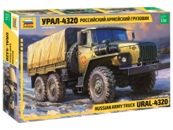 Russian Army Truck Ural-4320 Model Kit for Creative Building