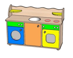 Low Kitchen Cabinet Shelf, Art. SIM Kuch02