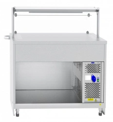 High-Temperature Refrigerated Showcase with Neutral Cabinet PVV(N)-70X-04-NSh