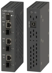 Managed Media Converter S269-1201A for Ethernet Networks