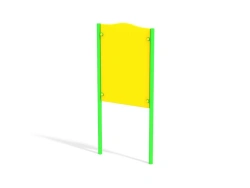 Information Stand MF 6.20 - Metal with Plywood Panel