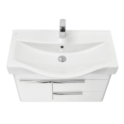 Aquaton Beverly 80 White Vanity Cabinet 1A235501BV0101