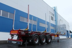 Three-Axle Timber Transport Semi-Trailer MSH-368
