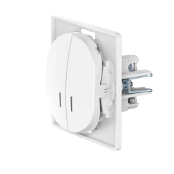 Hidden Installation Two-Way Switch with Indicator 10AX 250V, White, Art. E626.0