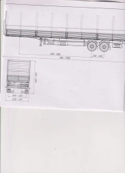 Flatbed Semi-Trailer PB-2, Type P2, Modification 92298-0000010-01