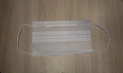 Disposable Non-Sterile Medical Mask 3-Layer White 17.5x9.5 cm