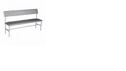 Hard Bench with Backrest BJS