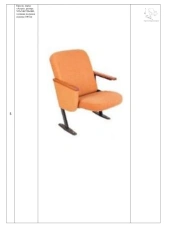 Astra Public Seating Chair 525x750x900mm with 100mm Cushion