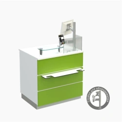Nemans Reception Desk for One Workstation