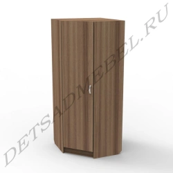 Corner Wardrobe with Shelves for Outerwear Storage