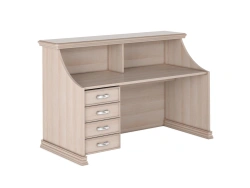 Classic Executive Desk with Hanging Cabinet, Art. PRT602