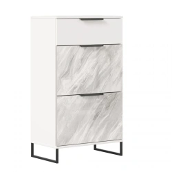 Combined Cabinet Nord LD.454020.000 (White Gloss/StatUARIO)
