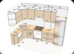 Terrazzo Kitchen Furniture Set ZDRKD-2