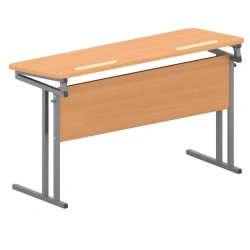 Mobile Educational Table with Adjustable Height and Tilt